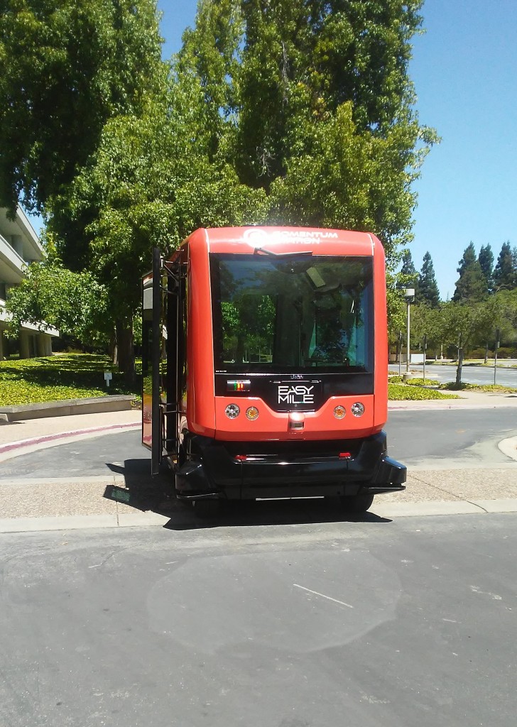 Autonomous Shuttle from EasyMile pilot at Bishop Ranch